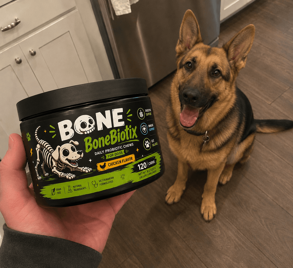 German Shepherd with BoneBiotix
